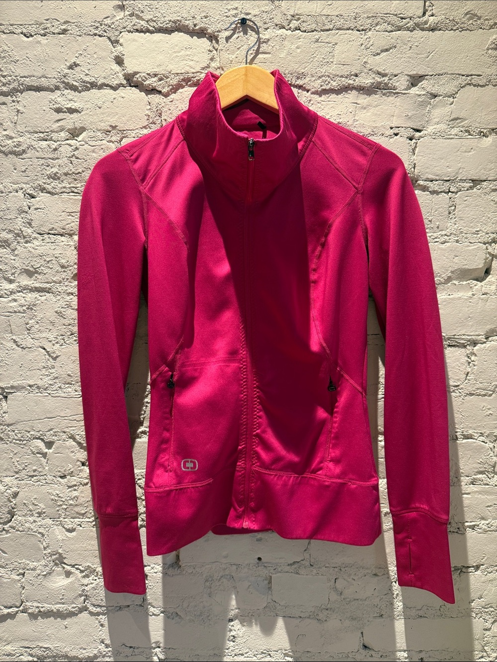OGIO Vibrant Pink Full-Zip Women's Bomber Jacket